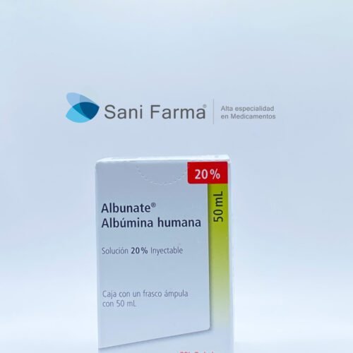 ALBUNATE ALBÚMINA HUMANA 20%/50ML