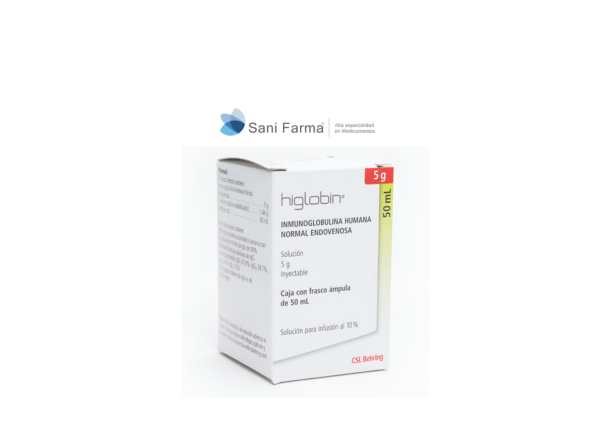 HIGLOBIN 5G / 50 ML FRASCO AMP