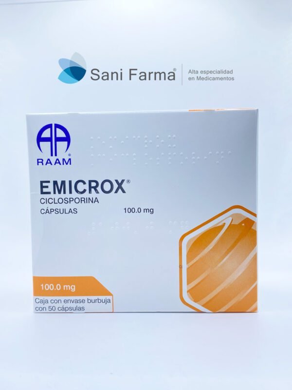 EMICROX 2 Emicrox 100 mg, 50 Cápsulas