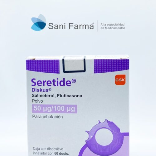 SERETIDE Seretide Diskus Polvo 50mcg/100mcg, 60 Dosis.