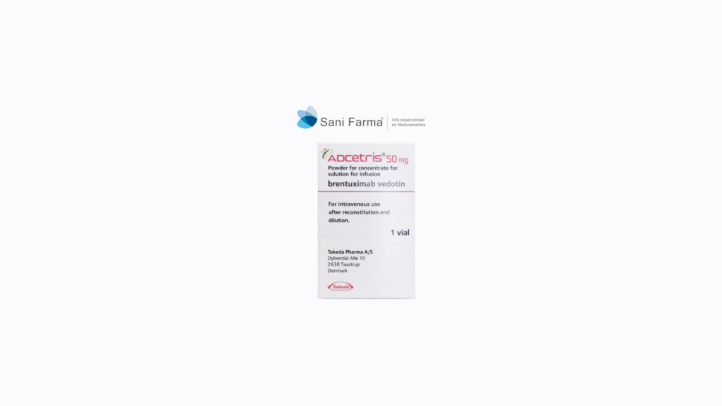 Adcetris 50 mg inyectable - Brentuximab Vedotin