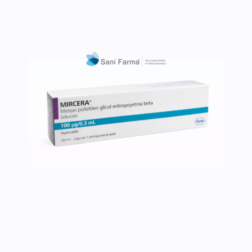 Mircera 100 MCG / 0.03 ml Sol Inyectable - Metoxipolietilenglicol / Eritropoyetina Beta