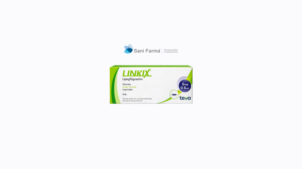 Linkix 6 mg /0.6 ml Inyectable - Lipegfilgrastim