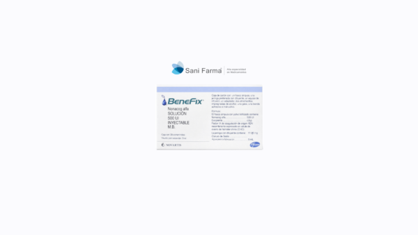 Benefix 500 UI Sol Inyectable - Factor lX de coagulacion recombinante