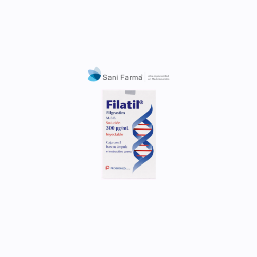 Diseño sin título (75) Filatil 300 MCG C/5 Frascos - Filgrastim