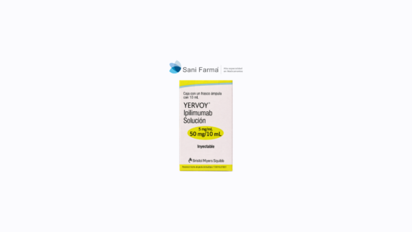 Diseño sin título (90) Yervoy 50 mg / 10 ml Sol Inyectable - Ipilimumab