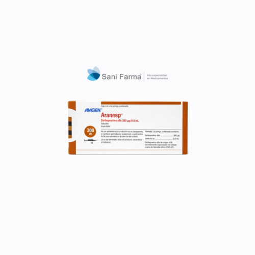 Aranesp 300 MCG/ 0.6 mL SOL INY - Darbepoetina Alfa