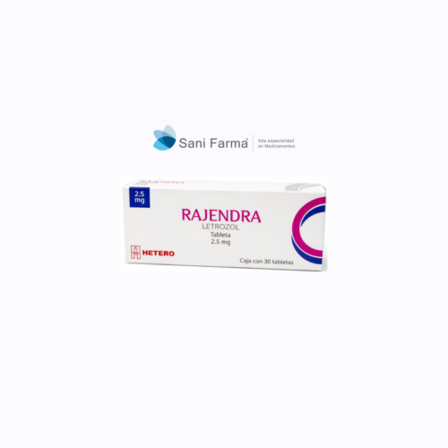 Rajendra 2.5 mg C/30 Tabletas - Letrozol