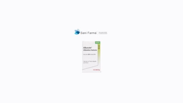 Albunate 25% 12.5 g / 50 ml - Seroalbúmina Humana
