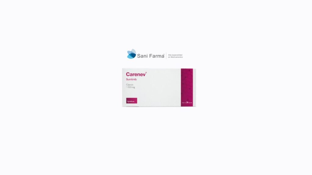 Carenev 12.5 mg C/28 Tabletas - Sunitinib