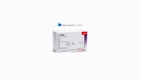 Imagen (58) Confidex 500 UI Sol Inyectable - Complejo de Protrombina Humana