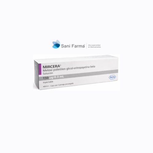 Mircera 150 MCG / 0.03 ml Sol Inyectable - Metoxipolietilenglicol / Eritropoyetina Beta