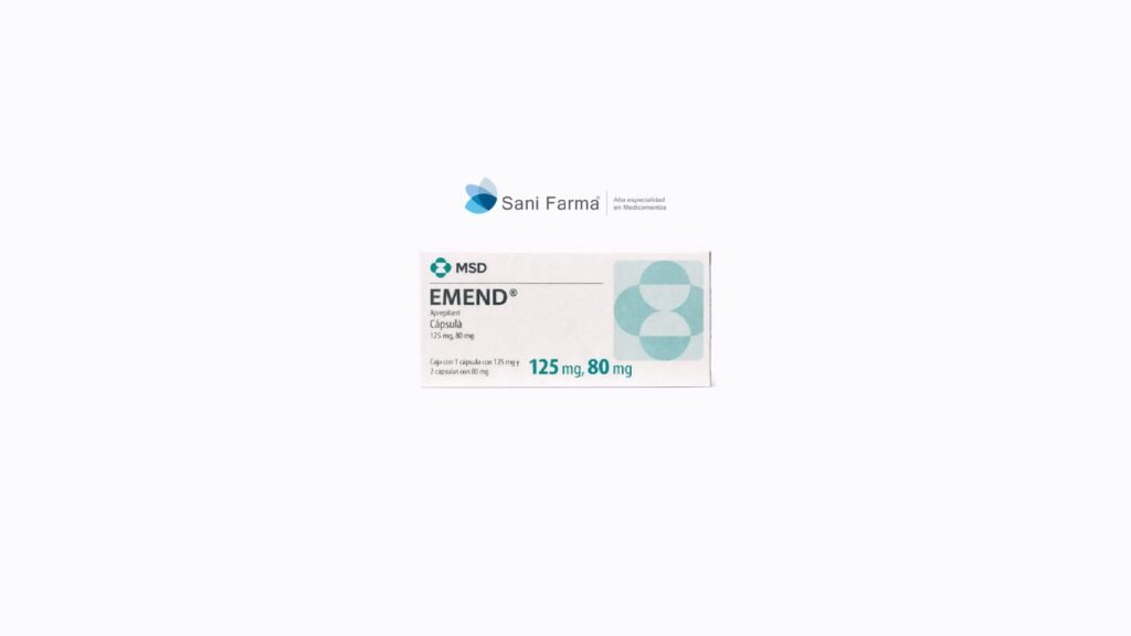 Emend 125 mg / 80 mg c/1 Cápsula y c/2 Cápsulas - Aprepitant