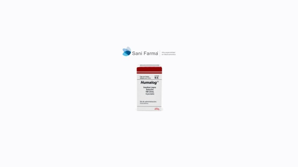Humalog 100 UI / 10 ML INY - Insulina Lispro