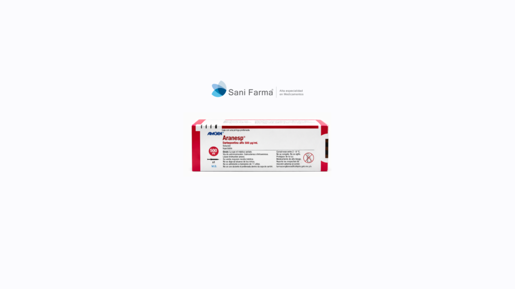 Aranesp 500 MCG/ 1 ML SOL INY - Darbepoetina Alfa