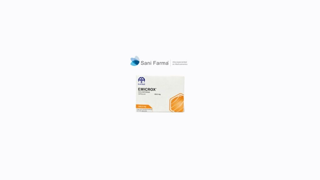 Emicrox 100 mg c/50 Cápsulas - Ciclosporina