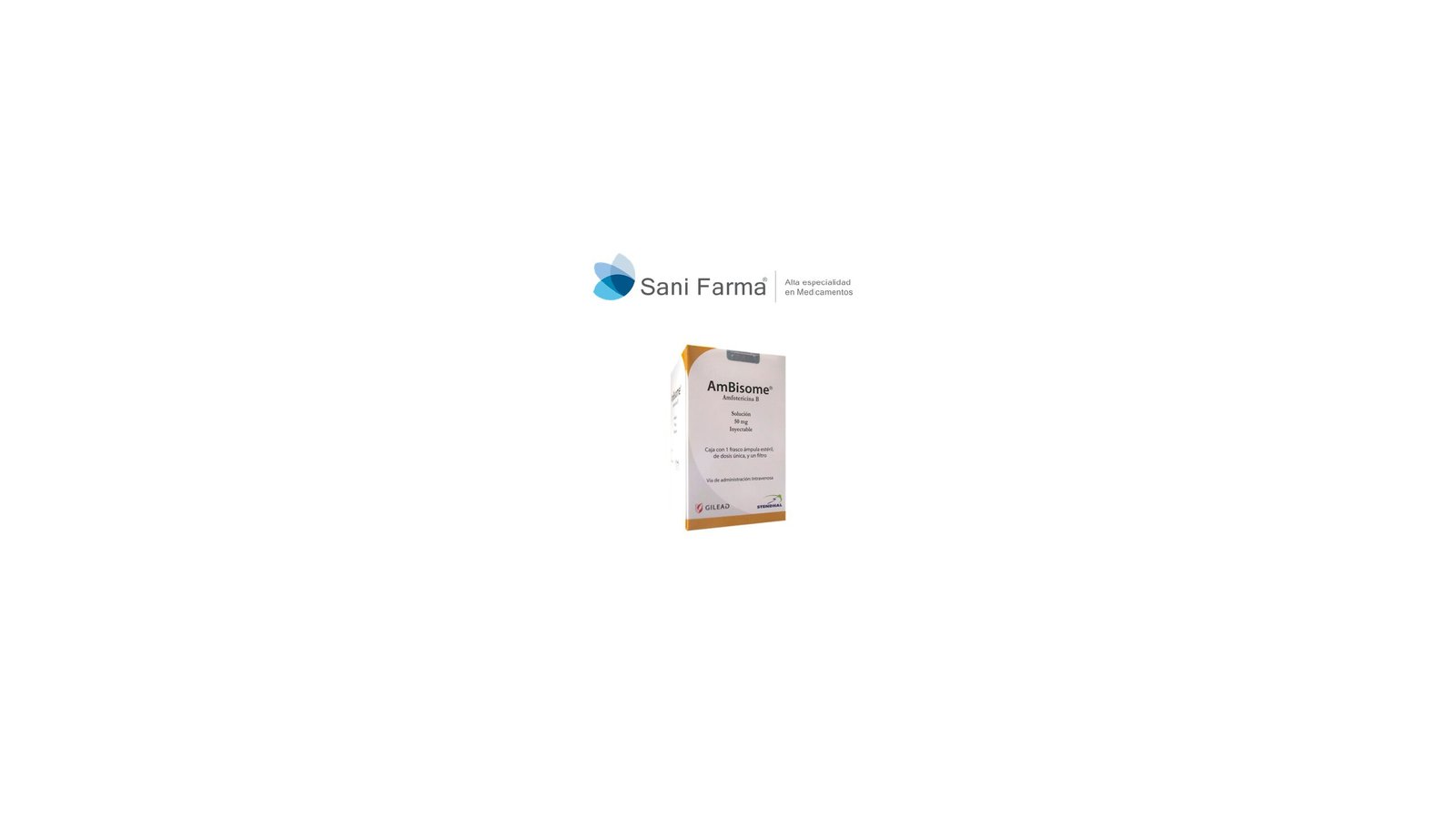 AmBisome 50mg solucion inyectable - Amfotericina B