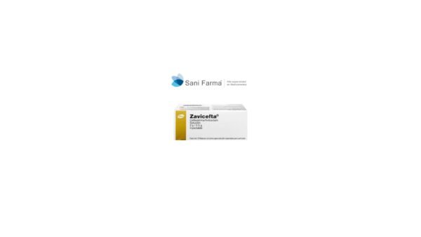 Zavicefta solucion inyectable con 10 frascos - Ceftazidima 2 g, Avibactam 0.5 g